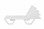 Шезлонг Tweet пластиковый белый Шезлонг Tweet пластиковый белый