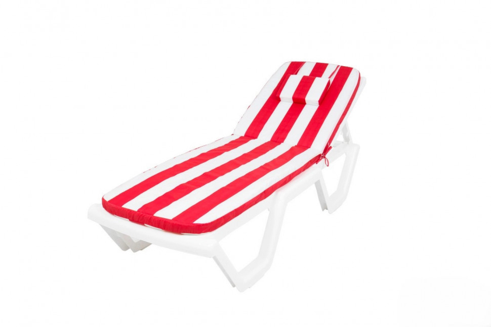 Матрац с вертикальной подушкой (бело-красный) Premium Матрац с вертикальной подушкой (бело-красный) Premium