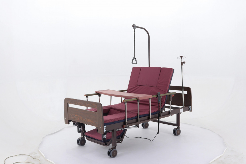 Кровать электр. Мед-Мос YG-2 (МЕ-2028Н-01) ЛДСП без т/у с матрасом Кровать электр. Мед-Мос YG-2 (МЕ-2028Н-01) ЛДСП без т/у с матрасом