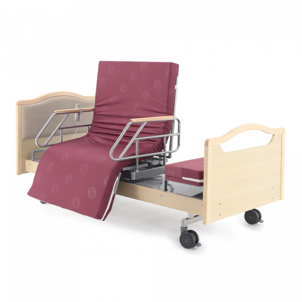 Кровать электрическая MED-MOS DB-2B с поворот.креслом в правую сторону (светлое дерево) Кровать электрическая MED-MOS DB-2B с поворот.креслом в правую сторону (светлое дерево)