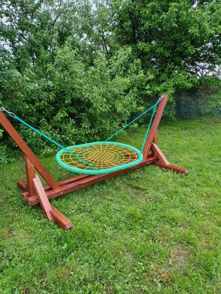 Гамак с подвесом гнездо овальное Выше всех Гамак с подвесом гнездо овальное Выше всех