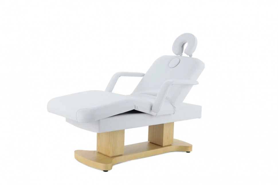 Массажный стол электрический ММКМ-2 "КО-156Д" белый/св.дерево Массажный стол электрический ММКМ-2 "КО-156Д" белый/св.дерево
