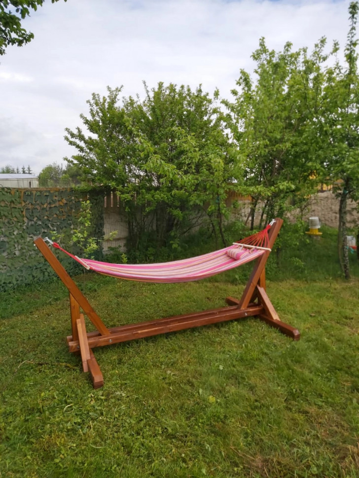 Гамак на деревянном каркасе Выше Всех Гамак на деревянном каркасе Выше Всех