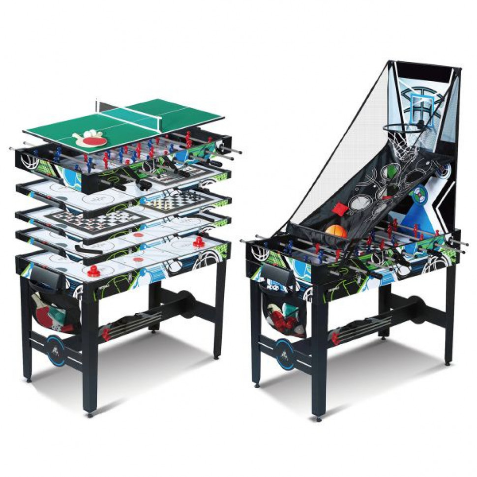 Игровой стол - трансформер DFC FESTIVAL2 48" 12 в 1 Игровой стол - трансформер DFC FESTIVAL2 48" 12 в 1